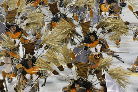 Desfile de Carnaval em São Paulo