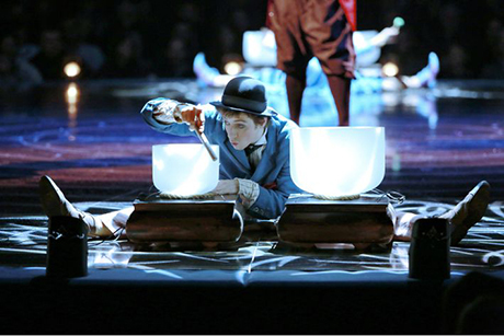 Crystal Glasses And Tibetan Bowls Corteo