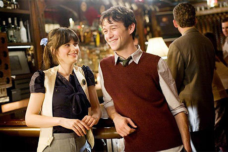 Zooey Deschanel e Joseph Gordon-Levitt contracenam em 500 Dias Com Ela