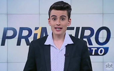 SBT surpreende e coloca âncora de 18 anos para apresentar telejornal