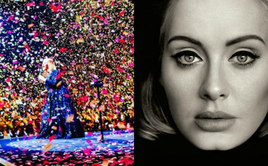 Adele recebe homenagem do namorado durante show