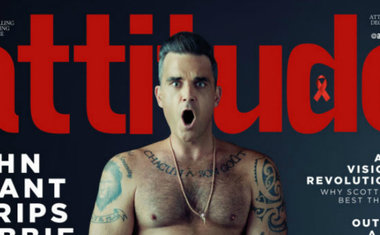 Robbie Williams posa nu e diz ser viciado em sexo