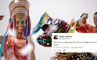 Globeleza aparece vestida em nova vinheta e internautas reagem com memes