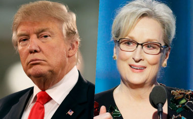 Donald Trump responde crítica de Meryl Streep no Globo de Ouro