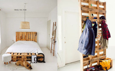 Decoração sustentável: mais de 15 jeitos criativos de usar pallets e caixotes dentro da sua casa