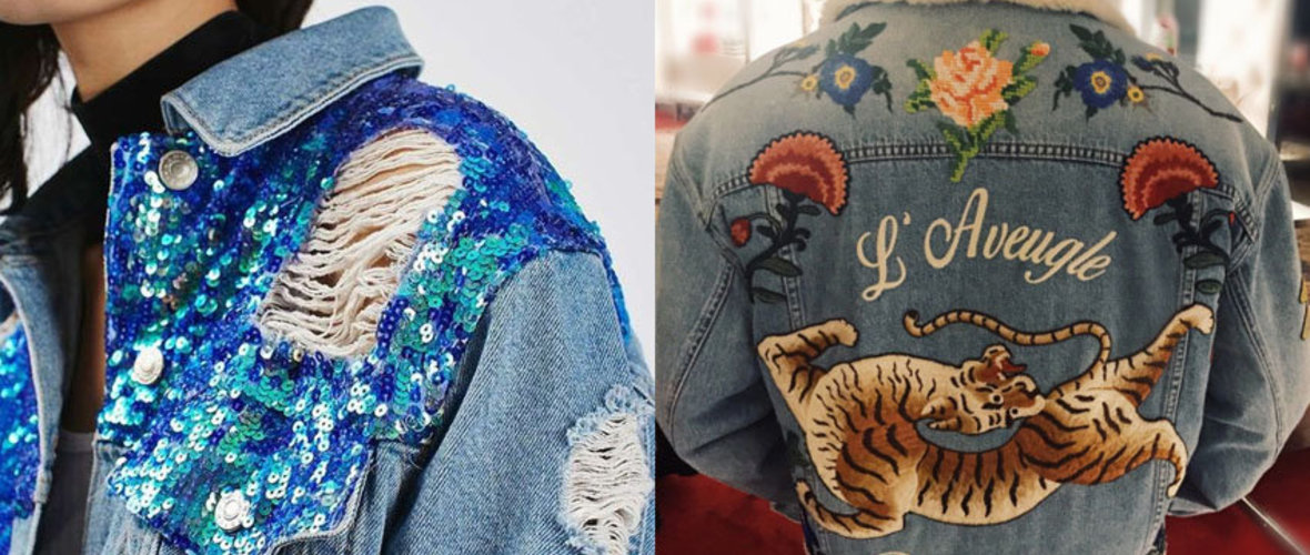 jaqueta jeans personalizada com patches
