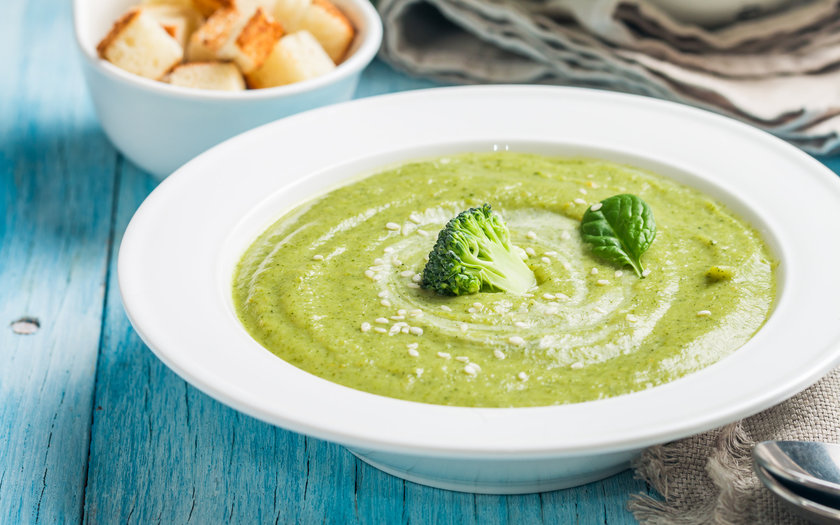 Sopa Creme de Milho Verde com Brócolis