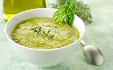 Sopa de Mandioquinha com Espinafre