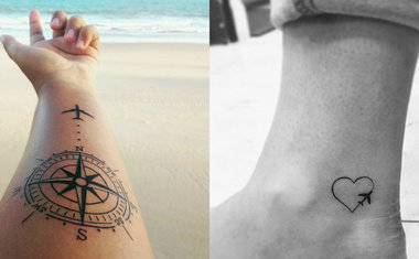 20 inspirações incríveis de tatuagens para quem ama viajar