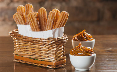 Churros Assado com Doce de Leite