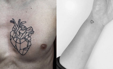 Para os apaixonados: 10 inspirações incríveis de tatuagens de coração  