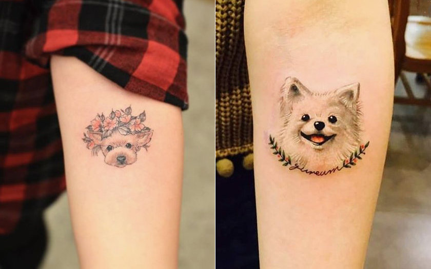 Pet Lovers 13 tatuagens para quem é louco por cachorro