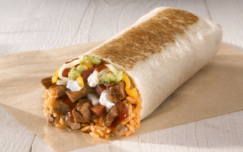 Taco bell xxl steak burrito