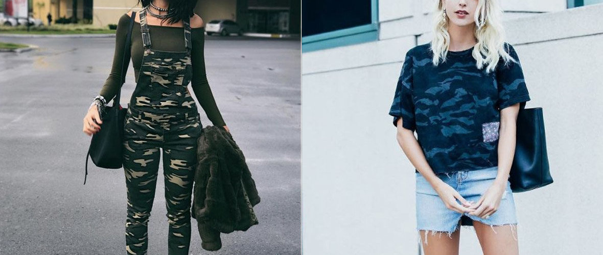 moda militar feminina 2019