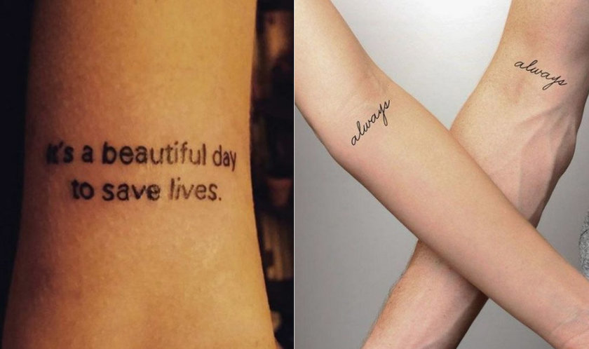 Tatuagens de frases para te inspirar veja mais de 10