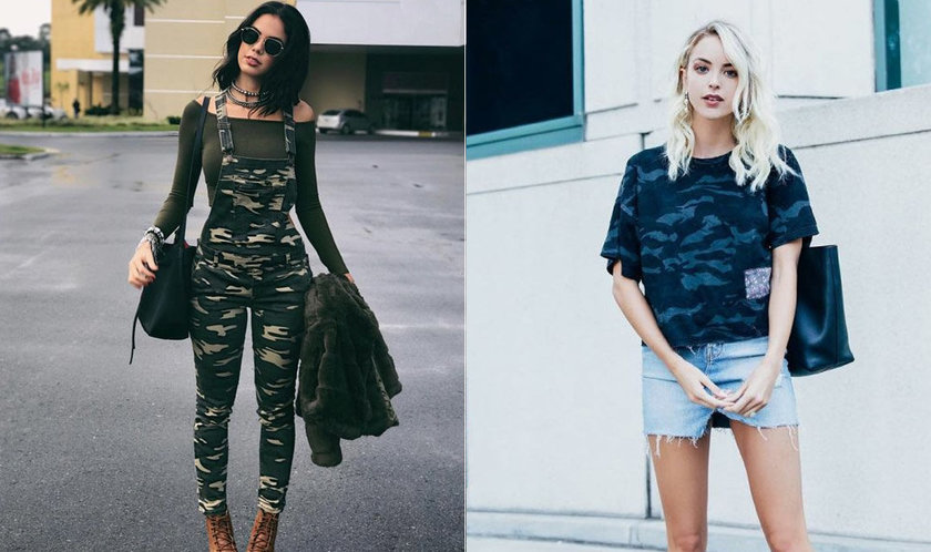 Moda militar: 8 inspirações para usar estampa camuflada no
