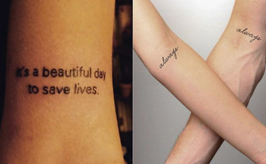 Tatuagens de frases para te inspirar: veja mais de 10 exemplos super delicados