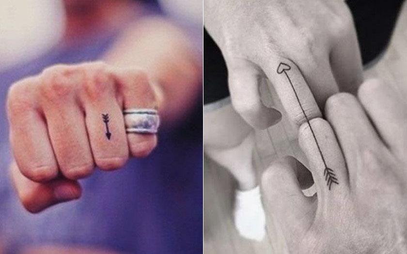 2. Small Matching Arrow Tattoos - wide 1