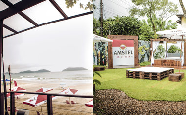Pé na areia: Amstel inaugura beach club em Juquehy com entrada gratuita e shows para o Carnaval