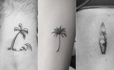 Mais de 20 inspirações de tatuagens para quem ama praia