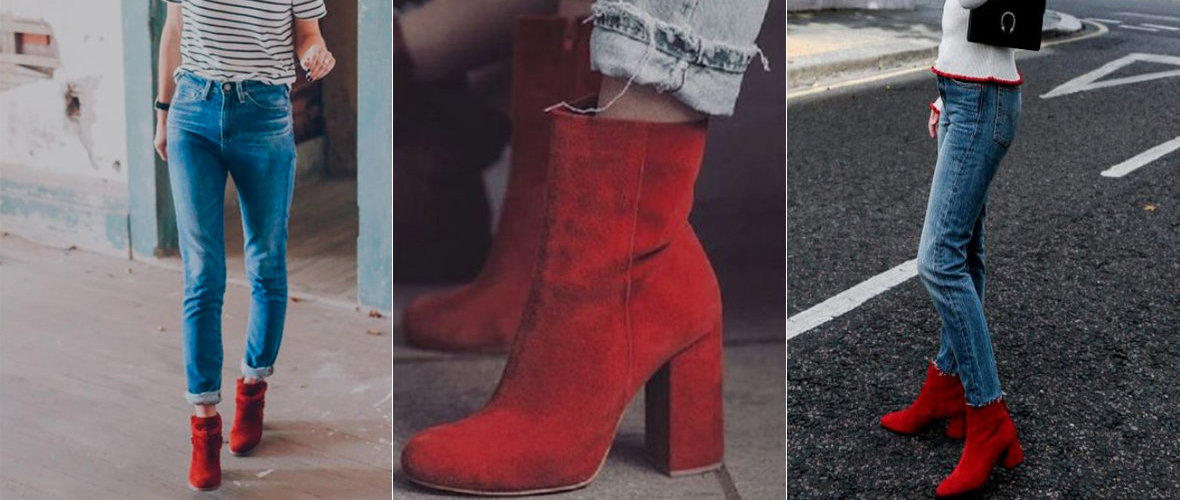 botas vermelhas 2019