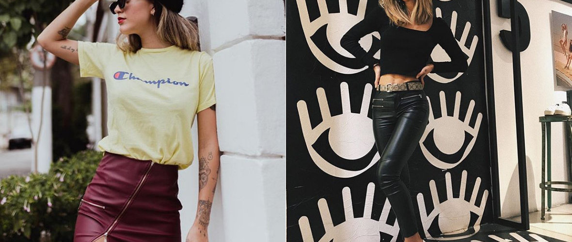 vestido de couro inverno 2019