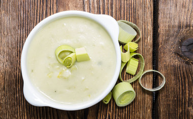 Sopa de Alho-Poró Cremosa