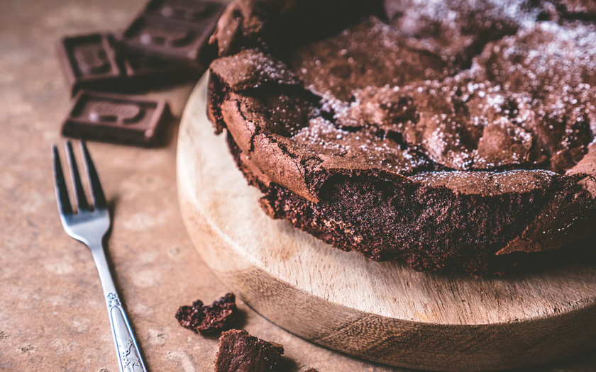 Torta fudge de chocolate