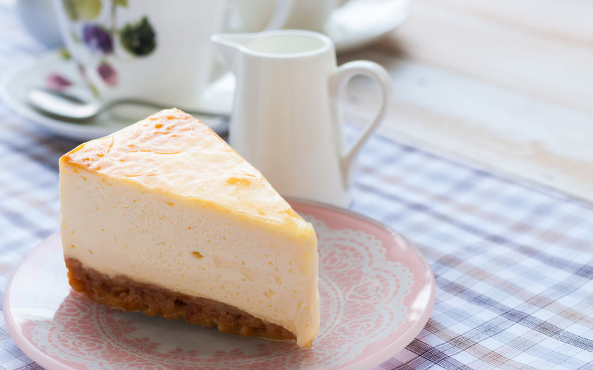 Cheesecake de chocolate branco