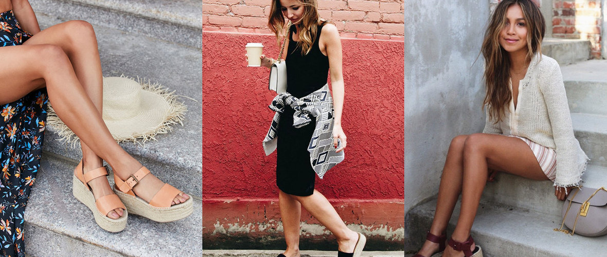 sandalia flatform 2019