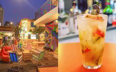 Vila Olímpia ganha bar a céu aberto com cadeiras de praia, ambiente descontraído e cardápio de feira