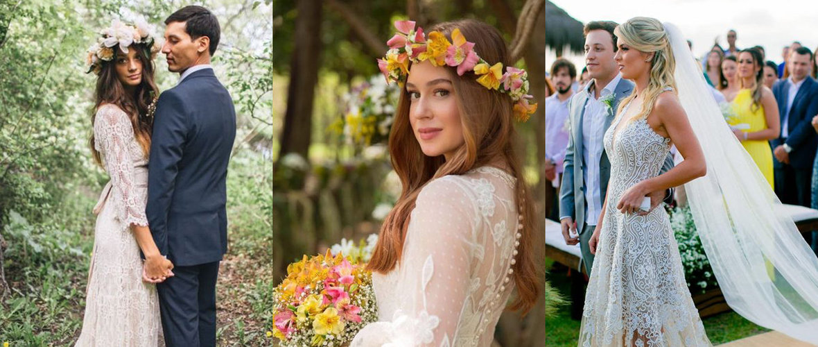 vestido de noiva para casar ao ar livre