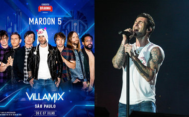 Maroon 5 confirma show no Villa Mix Festival São Paulo em julho deste ano; saiba mais!