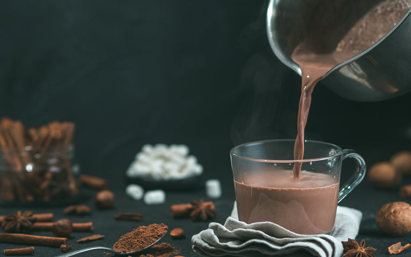 Chocolate quente cremoso