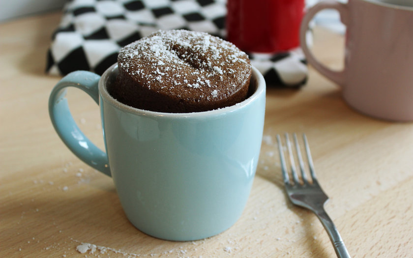Bolo de Chocolate Light de Caneca