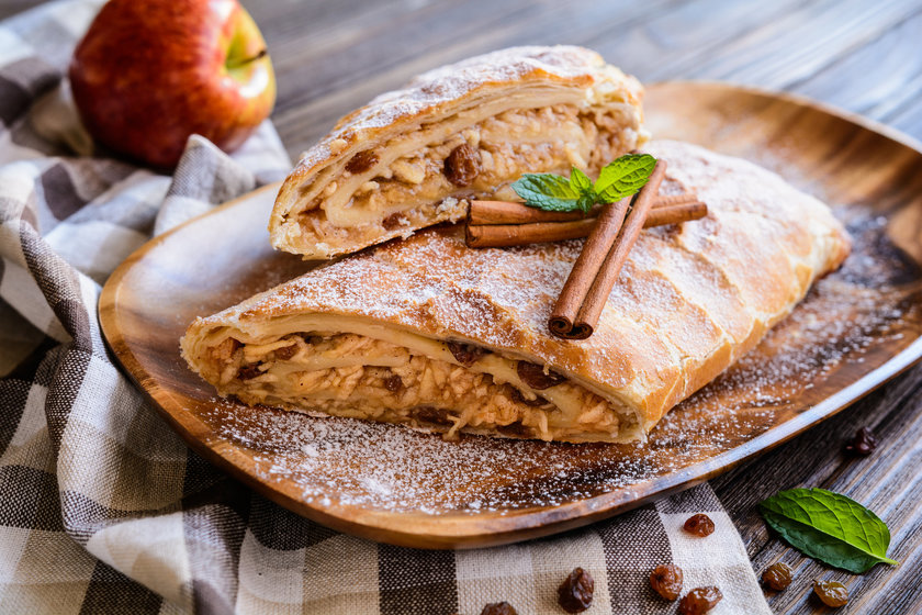 Receita: como fazer Apfelstrudel em casa Receita: como fazer Apfelstrudel em casa