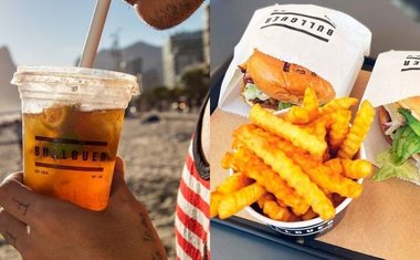 Bullguer inaugura loja temporária em Riviera de São Lourenço com guarda-sóis e chão de areia