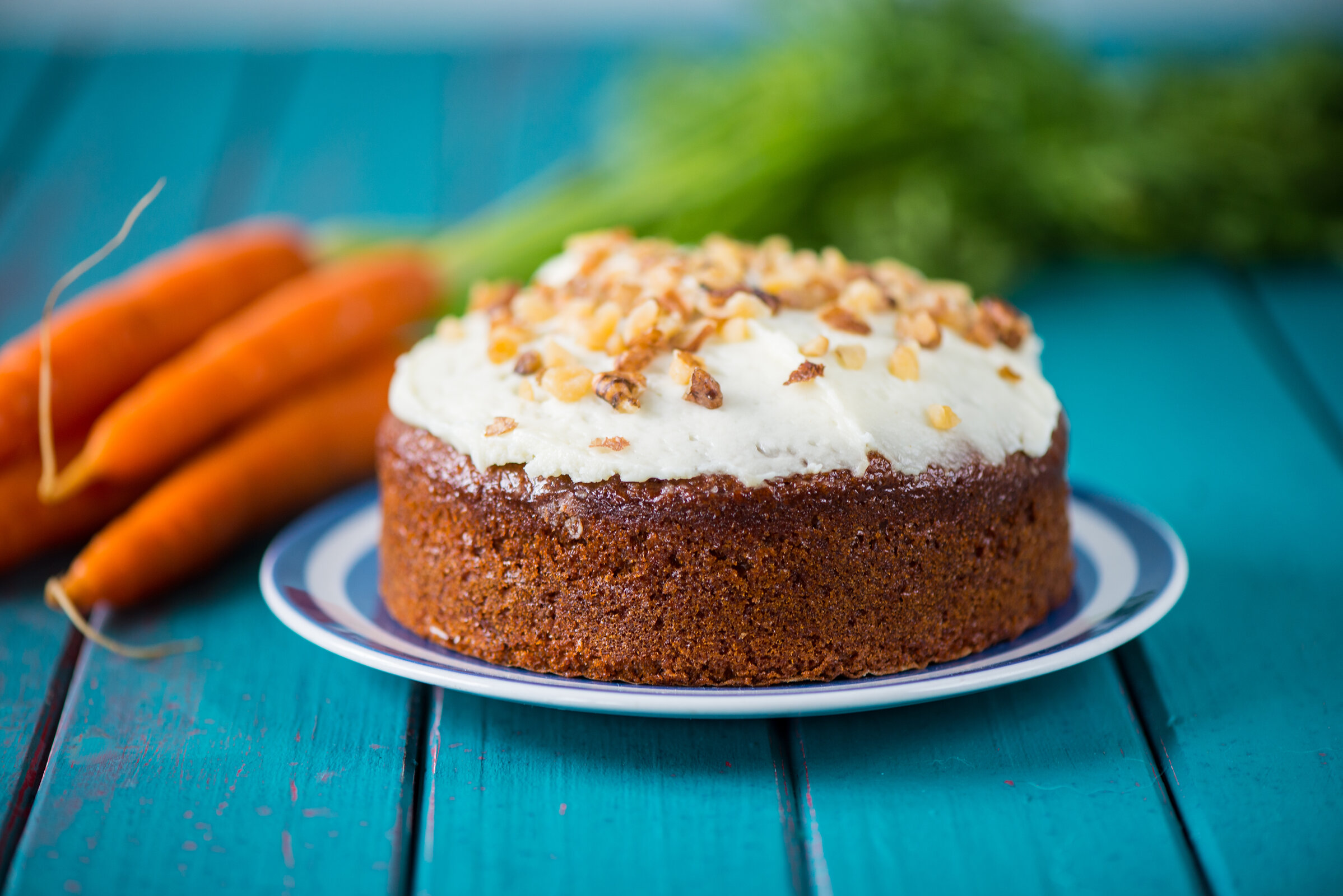 Receita: bolo integral de cenoura e especiarias com cobertura de ...