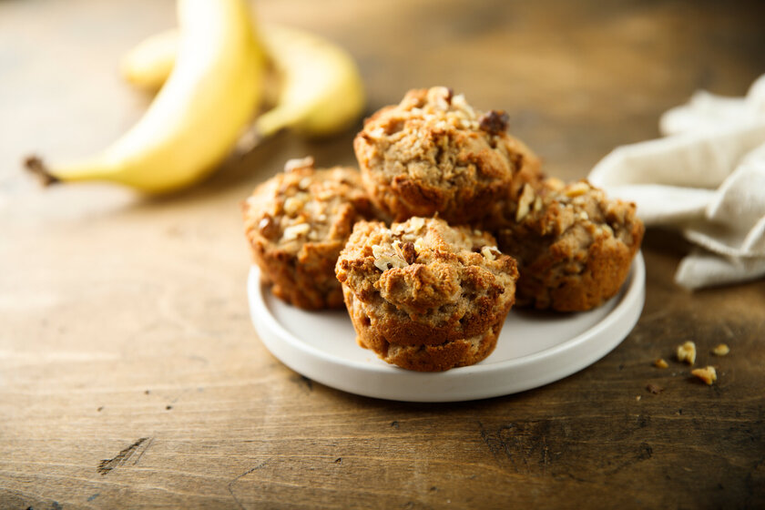 Receita de muffin de banana com aveia é fácil de fazer; confira o passo