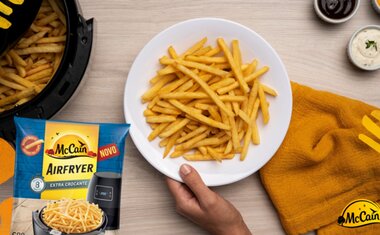 McCain apresenta nova batata Airfryer Extra Crocante produzida 100% no Brasil; saiba mais!