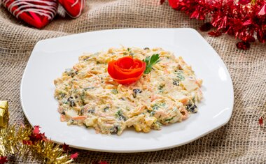 Receita: Salpicão de Natal