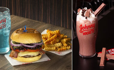 Johnny Rockets aposta em hambúrguer inédito e milkshake de Kit Kat para comemorar seu aniversário; saiba tudo!