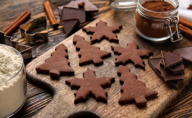 Receita: aprenda a fazer um delicioso biscoito de Natal de chocolate