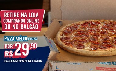 Imagem de destaque para Domino’s lança promoção de pizza média por apenas R$ 29,90; saiba tudo!