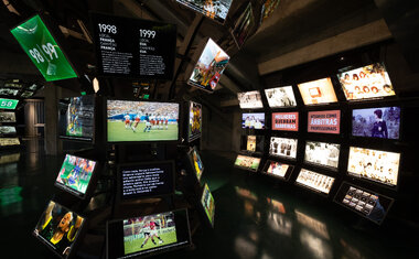 Imagem de destaque para Museu do Futebol tem programação especial em maio com clima de Copa, troca de figurinhas e atividades para toda a família