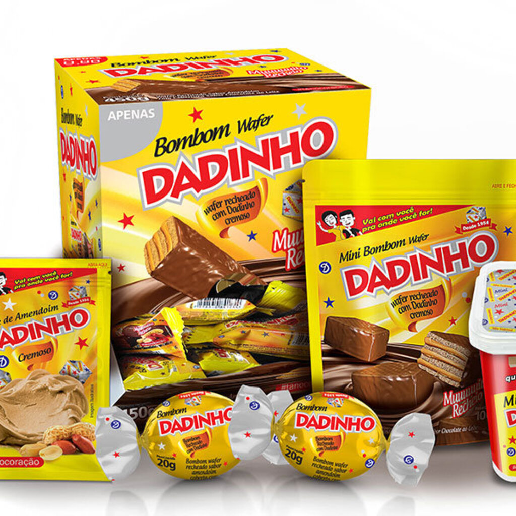 Bombom Dadinho Wafer Roll 32g - Supermercado, Mercearia Doce- na