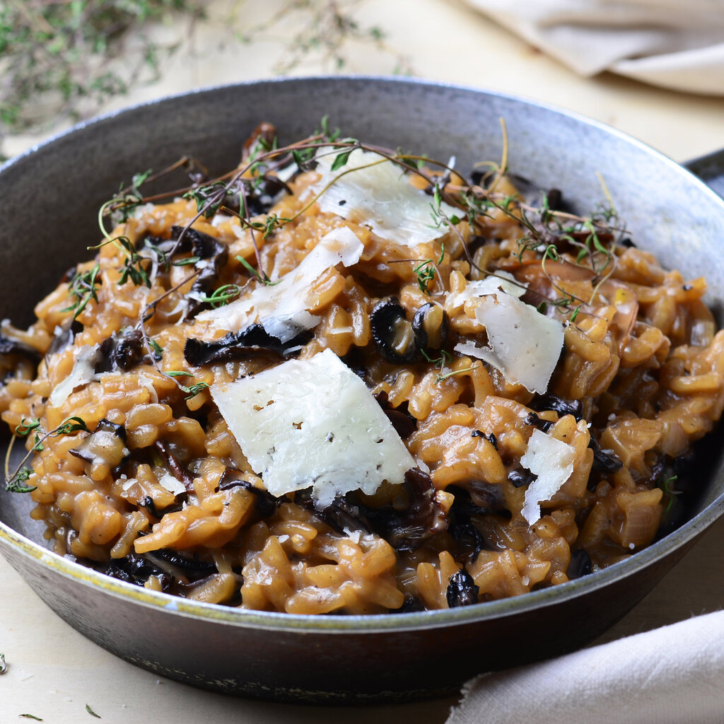 Risoto de Shitake e Shimeji