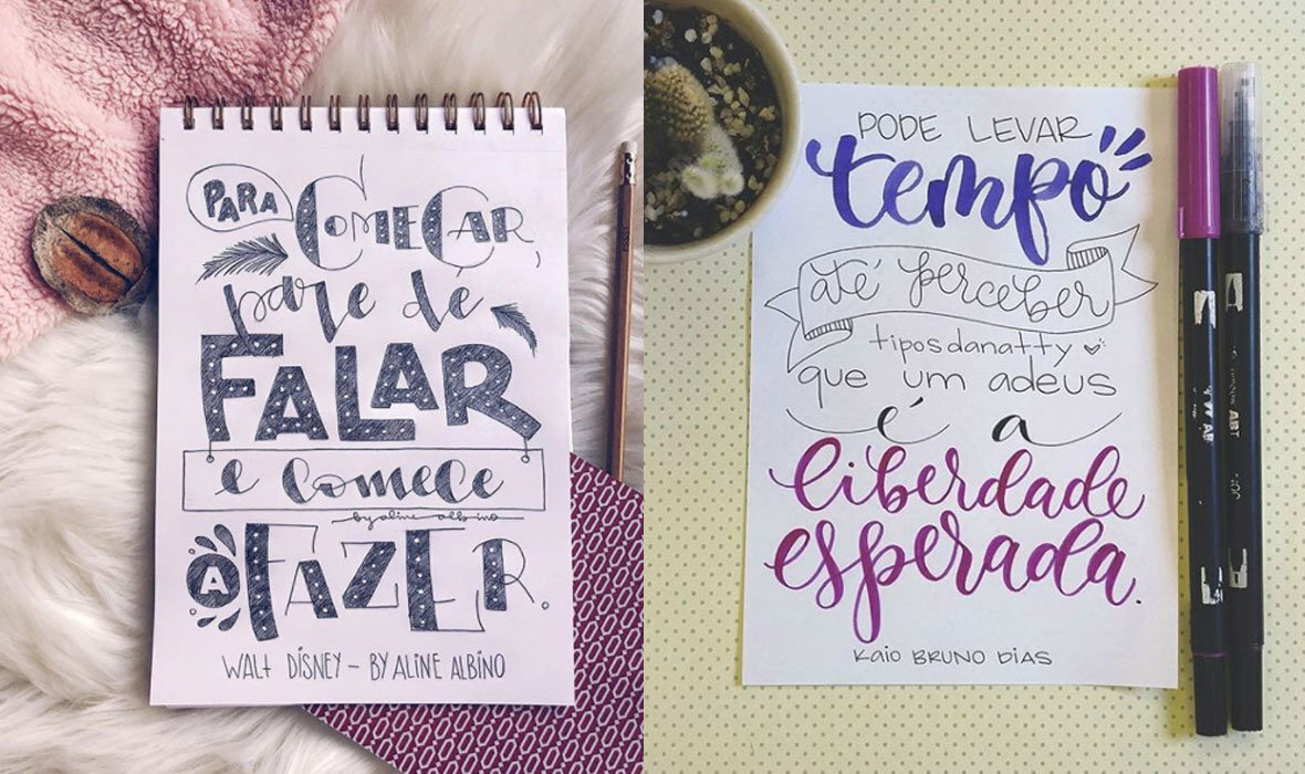 5 dicas de como começar a fazer lettering