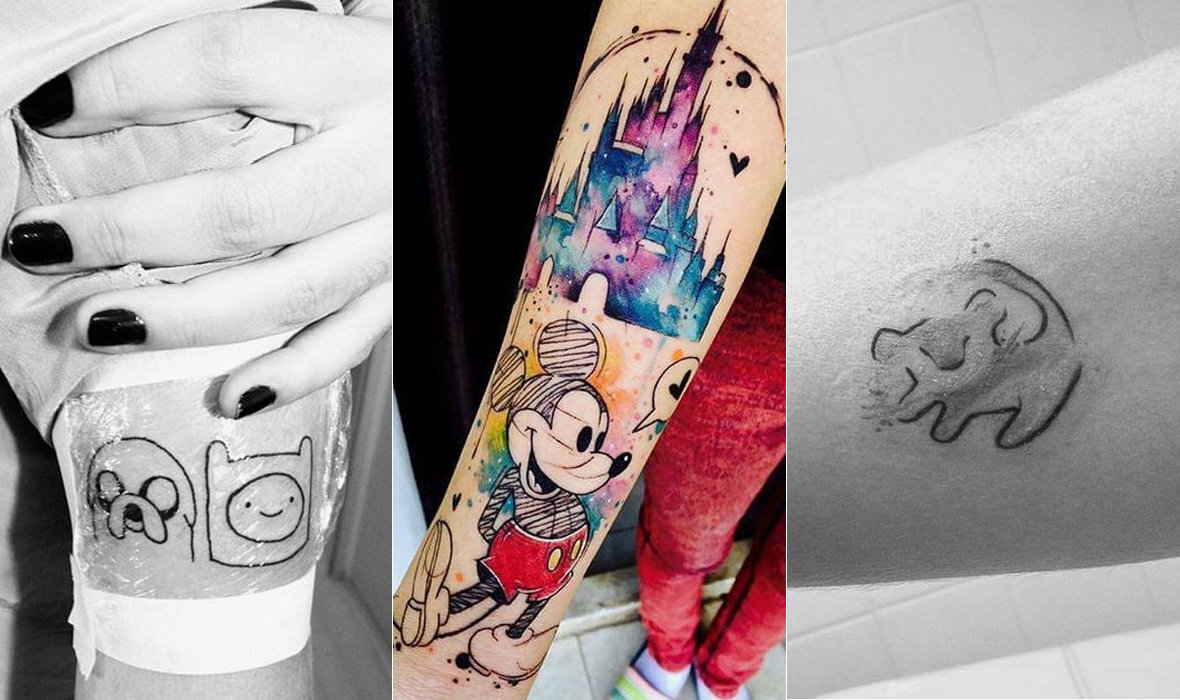 Tattoo de personagens: A infância virou tatuagem - Blog Tattoo2me