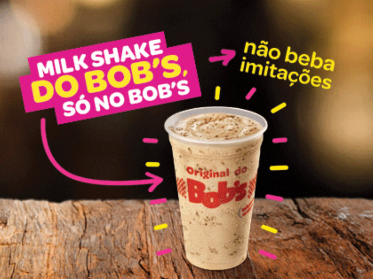 Bob's perde milk-shake de Ovomaltine para o McDonald's